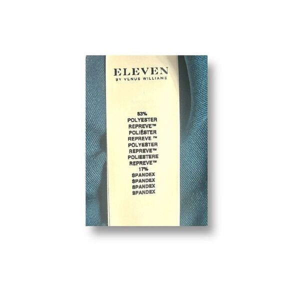 EleVen Venus Williams M Blue Tennis Tank NWT Fallen Petals Sleeveless Athletic - Picture 3 of 10